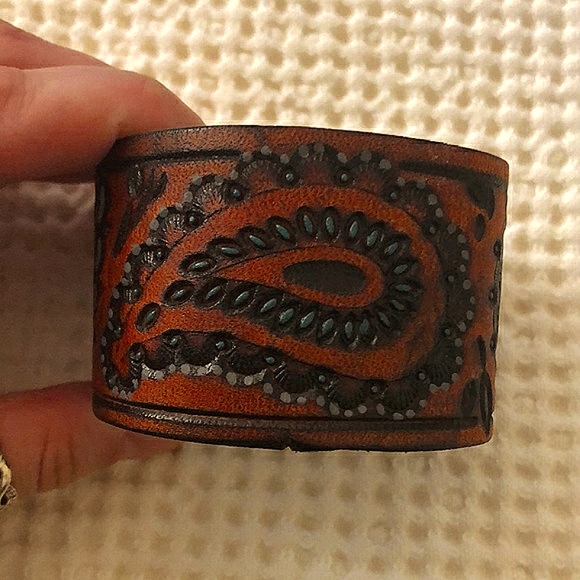 Accessories - Boho Leather Cuff Bracelet